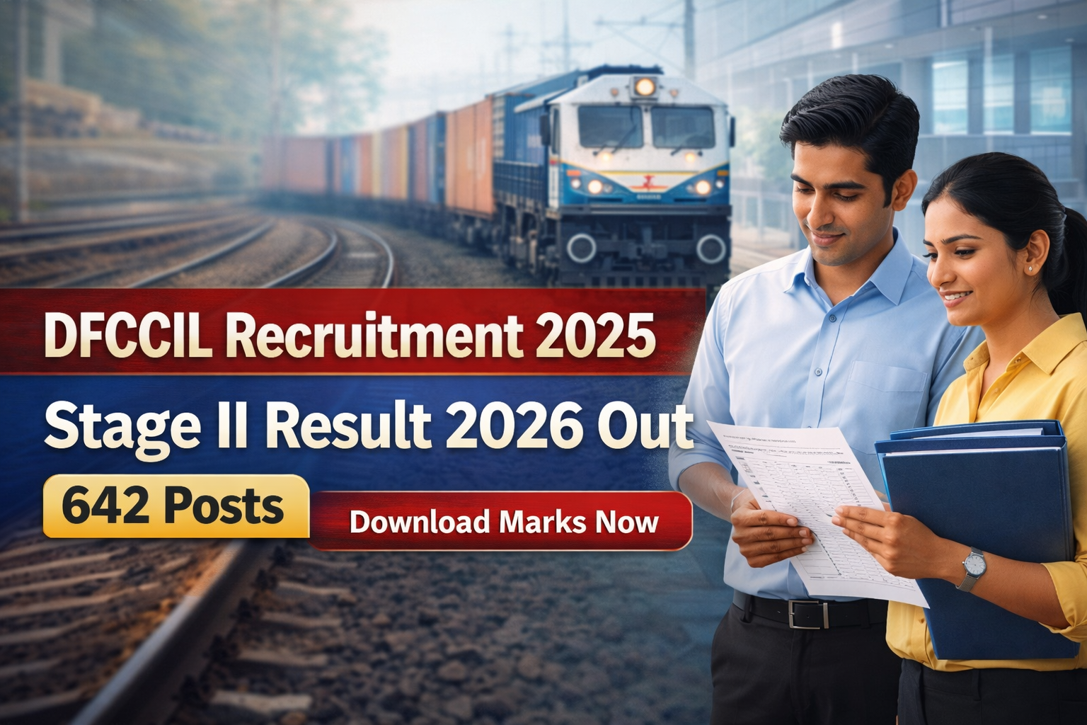 DFCCIL Recruitment 2025 Stage II Result